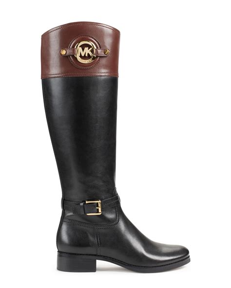 michael kors 2 tone boots|michael kors platform boots.